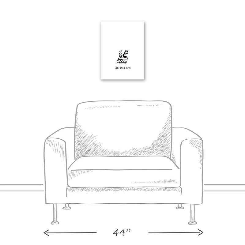 Little Succulent 12" x 16" Canvas Wall Art