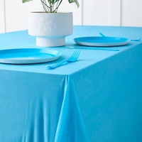 108" Blue Plastic Table Cover by Celebrate It™