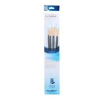 Princeton™ RealValue™ White Synthetic Taklon 4 Piece Brush Set