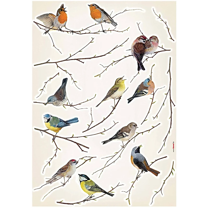 Komar Birds Wall Stickers