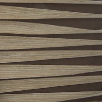 Brown Wood Contemporary Shadow Box, 24" x 2" x 24"