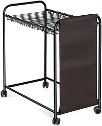 NEX™ Black 20-Hanger Rolling Trolley Closet Organizer