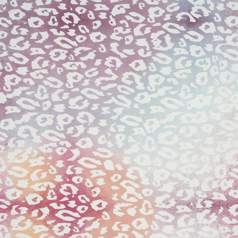 12" x 20ft. Rainbow Leopard Hydro Sublimation Transfer Sheet by Make Market®