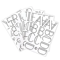 Black Lines Alphabet Stickers by Recollections™