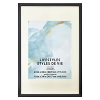 8 Pack: Black 18" x 24" Frame with Mat, Lifestyles™ by Studio Décor®