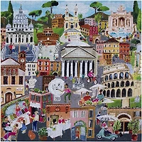 eeBoo Rome 1000 Piece Puzzle