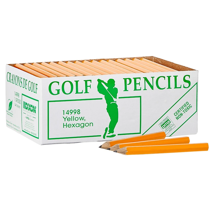 Dixon® 3.5" Golf Pencils, 144ct.
