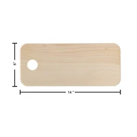 Good Wood by Leisure Arts 14" Pine Rectangle Board