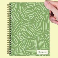 TF Publishing 2024-2025 Medium Verde Fronds Spiral Weekly Monthly Planner