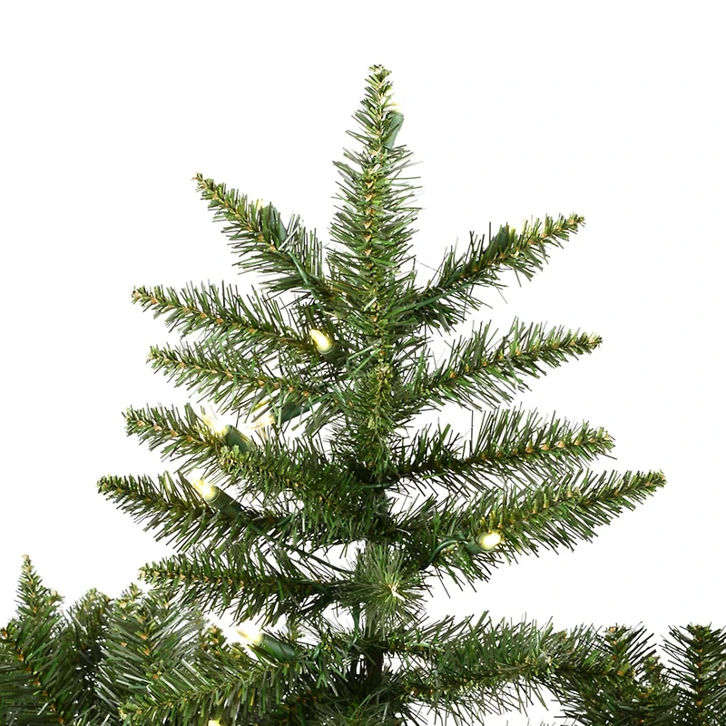4.5ft. Pre-Lit Camdon Fir Artificial Christmas Tree, Clear Dura-Lit® LED Lights