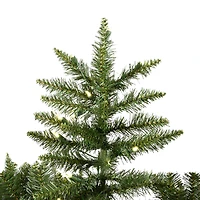 4.5ft. Pre-Lit Camdon Fir Artificial Christmas Tree, Clear Dura-Lit® LED Lights