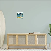 Stupell Industries Kids on Swimming Dock Abstract Contemporary Lake Scene,12" x 12"