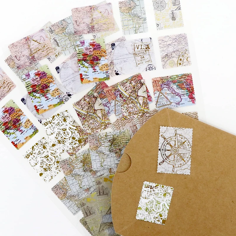 Travel Map Stickers by Recollections™