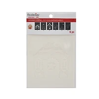 4" x 6" Gingerbread House Layering Stencil Set by Recollections™