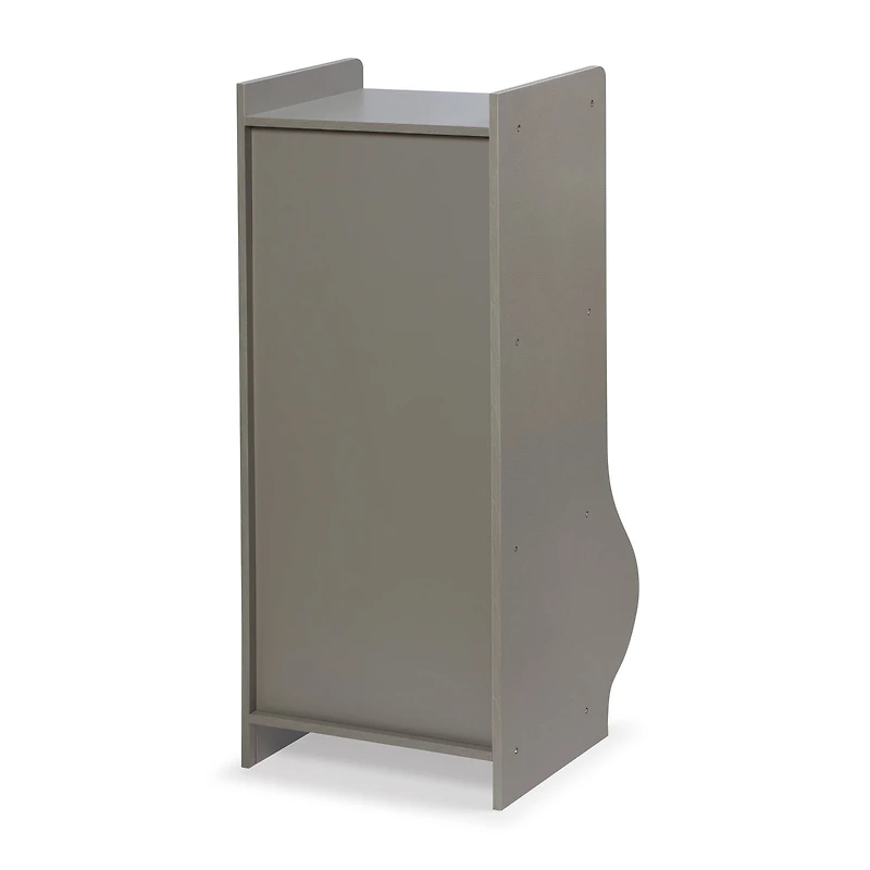 Badger Basket Woodgrain Gray Upright Storage Nook With Reversible Basket