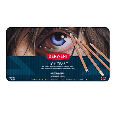 Derwent® Lightfast 72 Color Pencil Tin Set