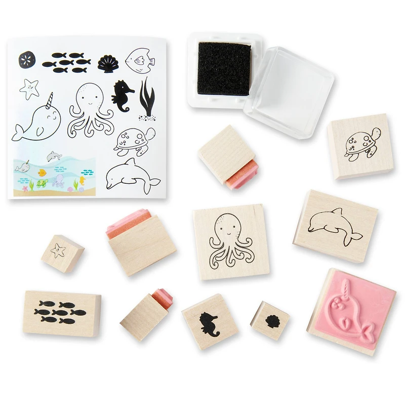 Sea Wood Stamp Jar Set by Recollections™