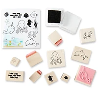 Sea Wood Stamp Jar Set by Recollections™