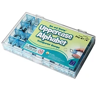 Educational Insights® See and Stamp™ Transparent Stamps , Uppercase Alphabet, 2 Sets of 52