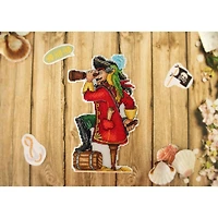 MP Studia Brave Pirate Plastic Canvas Counted Cross Stitch Kit