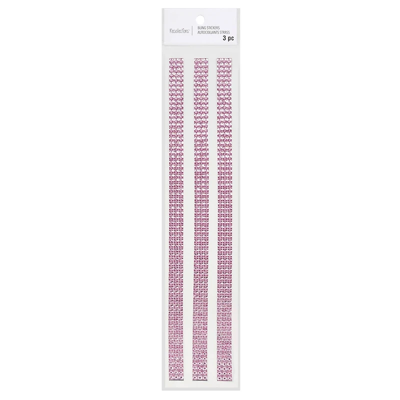 Light Pink Border Bling Stickers By Recollections™