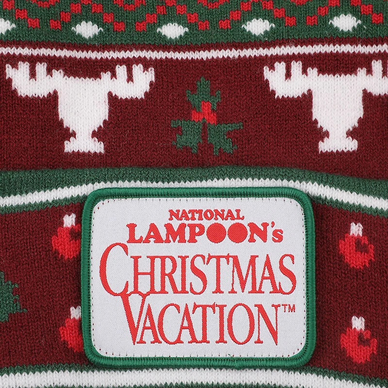 National Lampoon's Christmas Vacation™ Red & Green Pom Pom Beanie