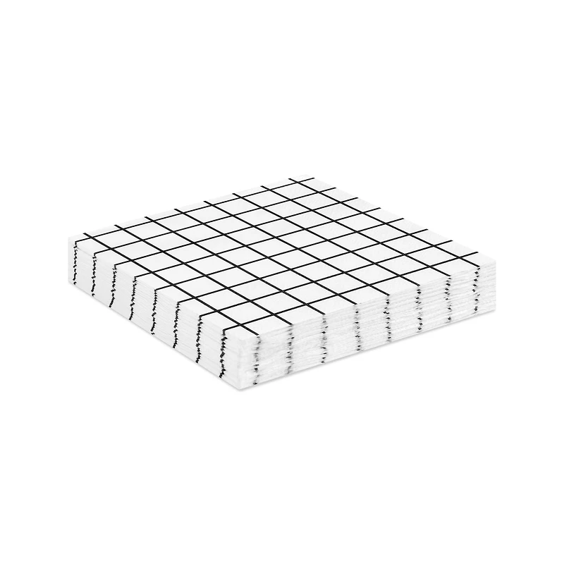 Grid Paper Beverage Napkins by Celebrate It