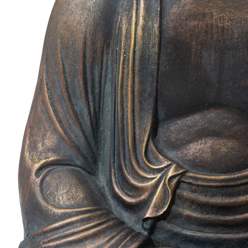 Glitzhome® 23" Meditating Buddha Statue