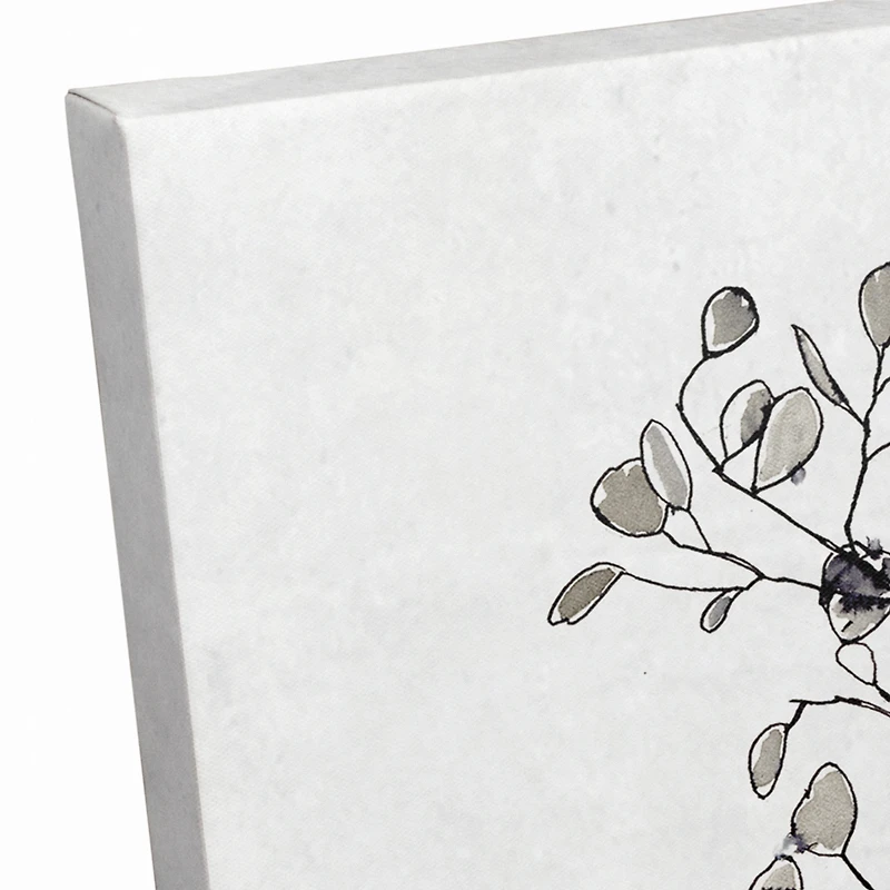 Designs Direct Home Flower Line Drawing Canvas Wall Art