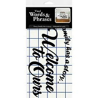 Leisure Arts® Vinyl Every Family Has A Story Black Wall Decal