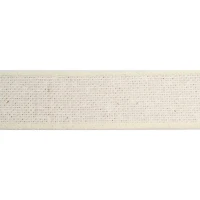1.5" x 30ft. Ivory Wired Faux Burlap Ribbon by Celebrate It™