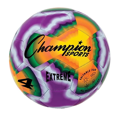 Champion Sports Size Extreme Tie Dye Soccer Ball