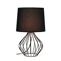 Simple Designs 19.7" Geometrically Wired Table Lamp