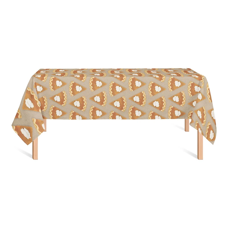 102" Pumpkin Pie Pattern Tablecloth