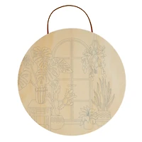 Plants Paint-by-Number Plywood Surface Kit by Artist's Loft®