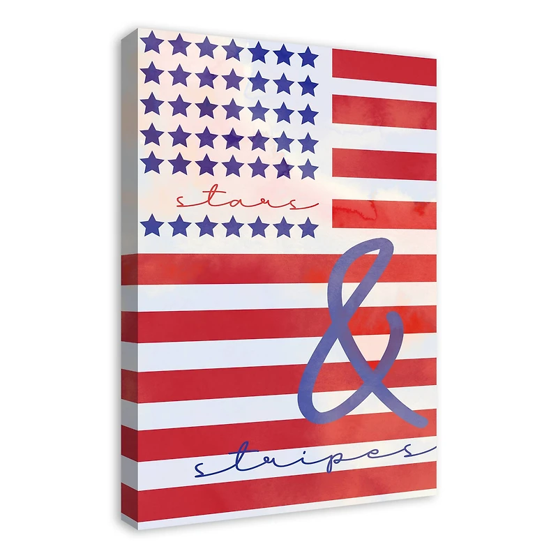 Stars & Stripes Canvas Wall Art