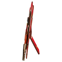 10" Wooden Turkey with Pumpkin Thanksgiving Decoration