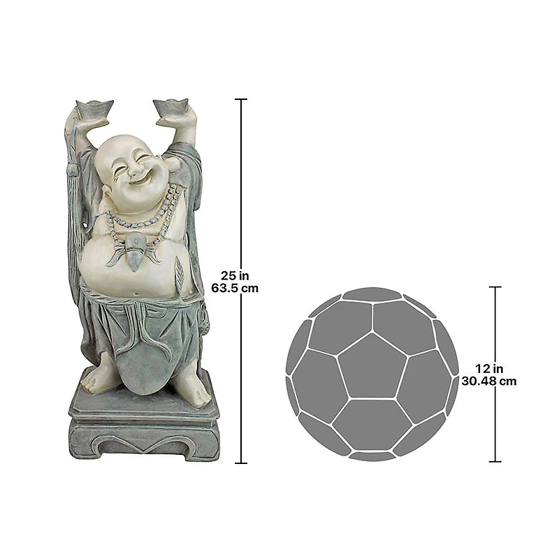 Design Toscano Jolly Hotei Buddha Statue