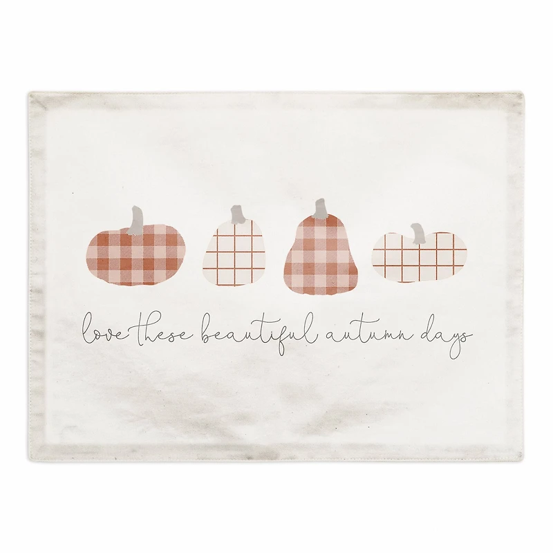Beautiful Autumn Days Polyester Twill Placemat