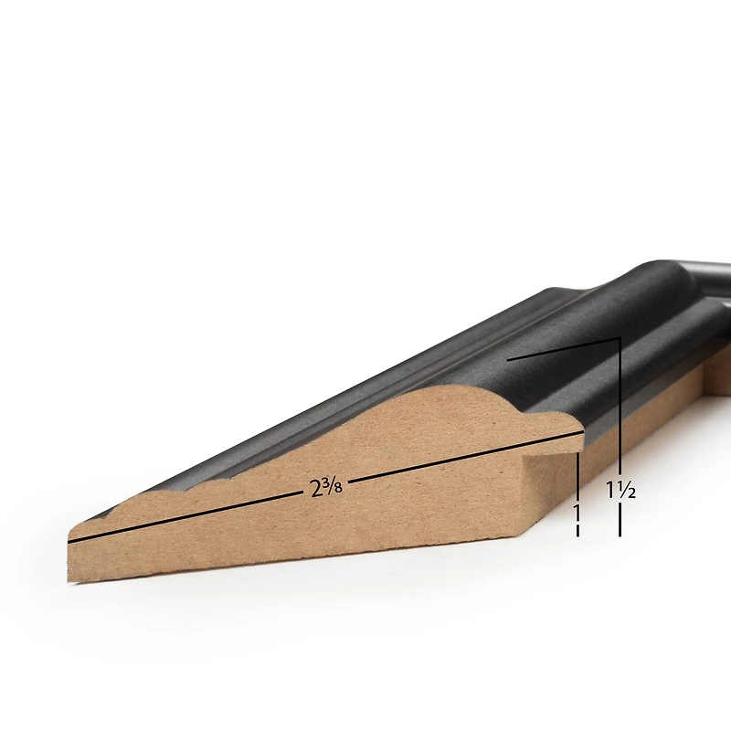 Frame USA Executive Black Single Image Picture Frame