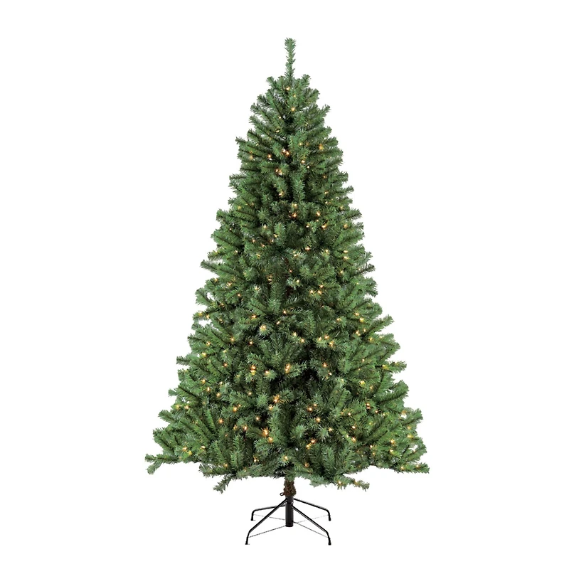 7.5ft. Pre-Lit Northern Fir Artificial Christmas Tree, Clear Lights