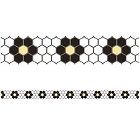 Eureka The Hive Floral Mosaic Deco Trim® Set