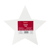 10" x 10" White Star Cotton Duck Canvas by Craft Smart™