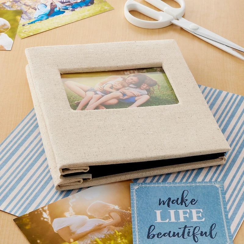 Oat 2-Up Photo Album by Recollections™, 8" x 9"