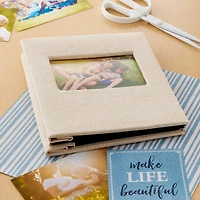 Oat 2-Up Photo Album by Recollections™, 8" x 9"