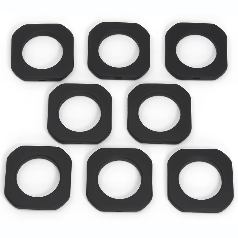 Dritz® Home Matte Black 1.562" Square Curtain Grommets, 8ct.