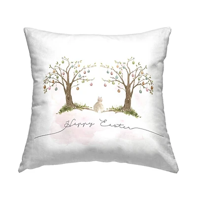 Stupell Industries Easter Egg Trees Decorative Printed Throw Pillow