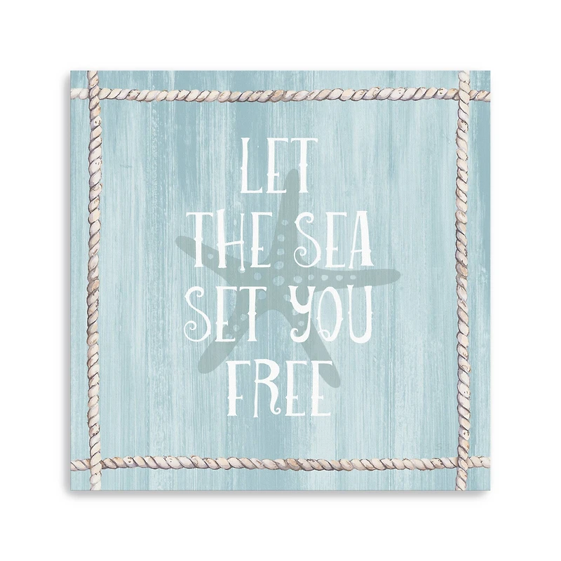 Let the Sea Canvas Giclee