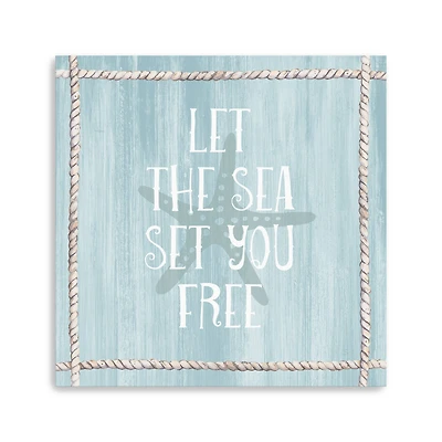 Let the Sea Canvas Giclee