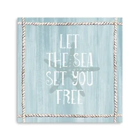 Let the Sea Canvas Giclee